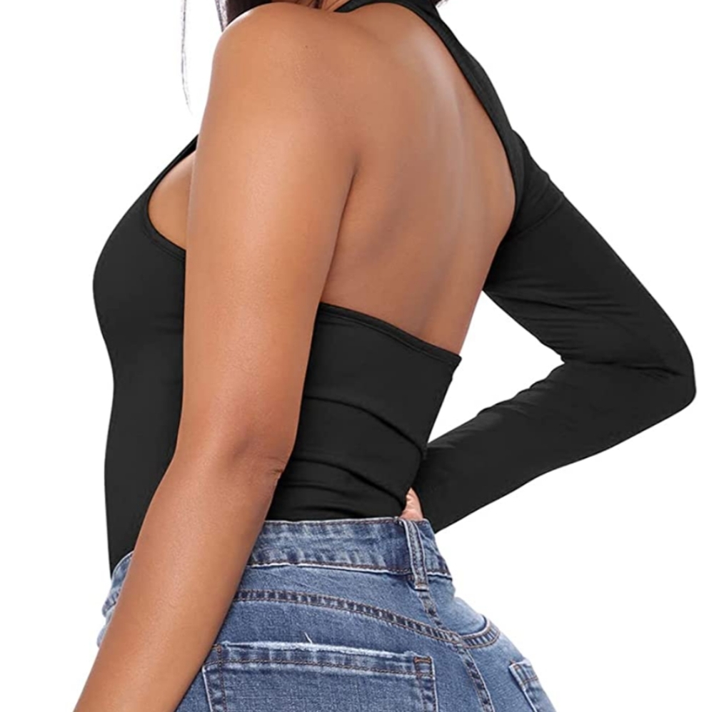 Bodysuit black long sleeve/sleeveless